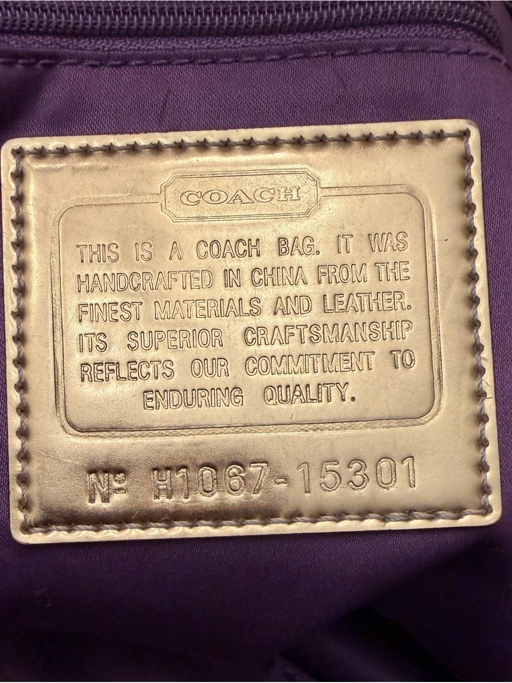 Coach Poppy Storypatch Glam Tote - Picture 15 of 15